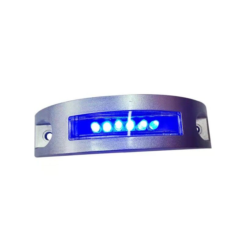 ครึ่งดวงจันทร์ สีฟ้า LED สีอาทิตย์ ตาแมว ตาถนน Stud เพื่อเพิ่มความปลอดภัยทางถนน