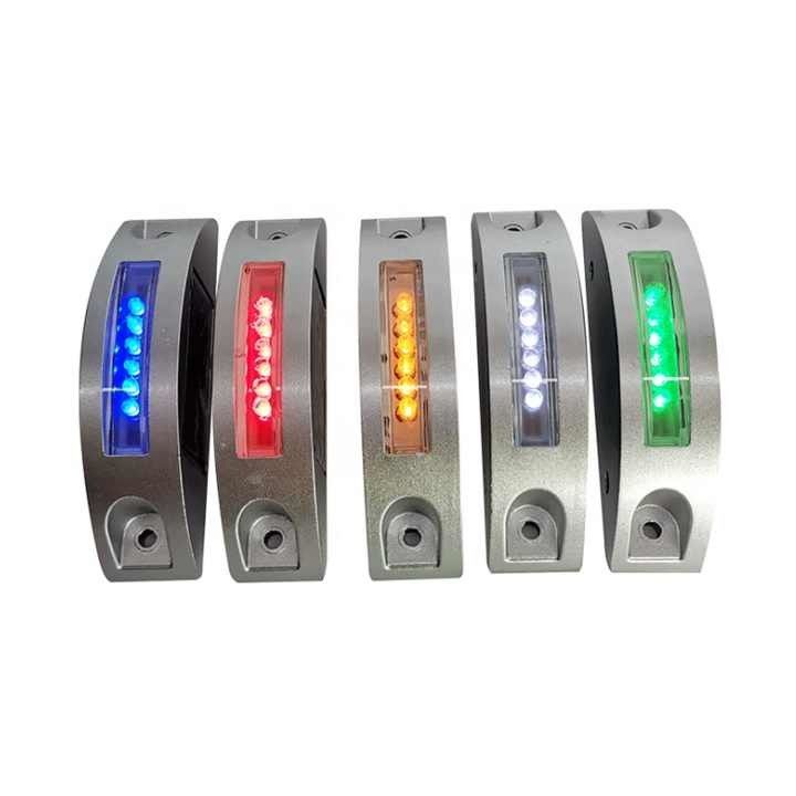 แผ่นสะท้อนแสงแสงอาทิตย์ LED รูปทรงครึ่งดวงจันทร์ 125*43*30mm สําหรับถนนและรถบรรทุก