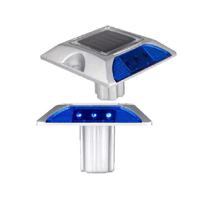 กลีบอลูมิเนียมแสงอาทิตย์ LED ถนนสตูดสะท้อนแสงสว่างโหมดสําหรับการจราจรทาง