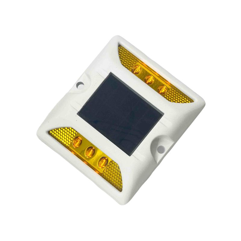 Anti UV PC Solar LED Road Stud Reflectors เครื่องระจายแสงแสงอาทิตย์แบบกําหนดเอง