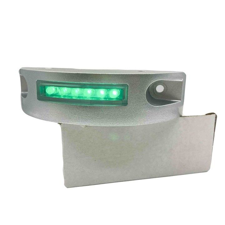 สีเหลือง LED อัลลูมิเนียม ดวงอาทิตย์ Road Stud ครึ่งดวงจันทร์ รูปทรง Flashing LED สัญญาณแสง