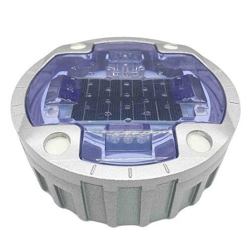 ไฟเตือนการจราจรที่ส่องส่องแสงแสงอาทิตย์ LED Road Stud Reflectors สําหรับความปลอดภัยทางถนน