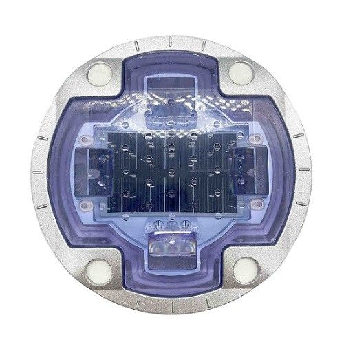 ไฟเตือนการจราจรที่ส่องส่องแสงแสงอาทิตย์ LED Road Stud Reflectors สําหรับความปลอดภัยทางถนน