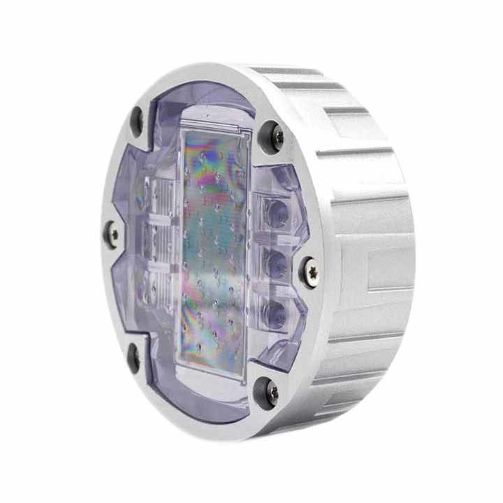 กว้าง 143 มิลลิเมตร โซลาร์พลังงานถนน Studs 6 สกรู อลูมิเนียม Case สําหรับการตราทาง