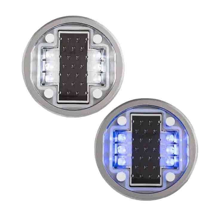 ความยาวนาน ผลงานแสงอาทิตย์เครื่องหมายทางเดิน IP68 ไฟ LED แรงแสงอาทิตย์