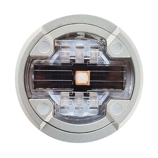 สีแดง ดวงอาทิตย์ LED Road Studs ความสว่างสูง ดวงอาทิตย์ทํางานดวงตาแมว Studs