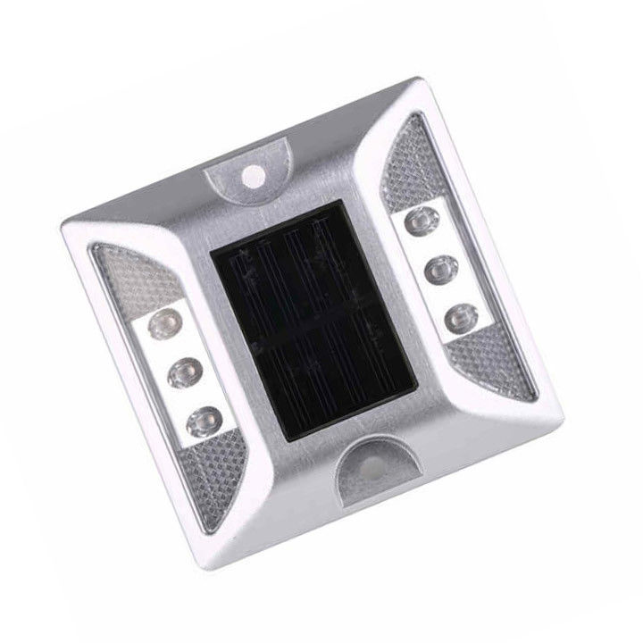 ดวงอาทิตย์ LED Road Studs อลูมิเนียมสีขาว